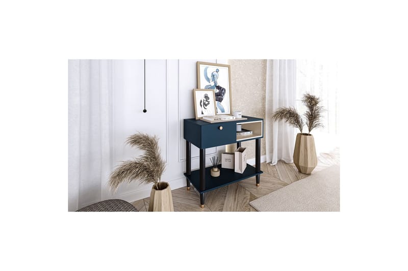 Includo Konsollbord 80 cm - Blå - Møbler - Bord - Avlastningsbord & sidobord - Konsollbord & gangbord