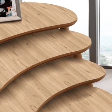 Indumati settbord 75 cm - Eik - Møbler - Bord - Avlastningsbord & sidobord - Settbord