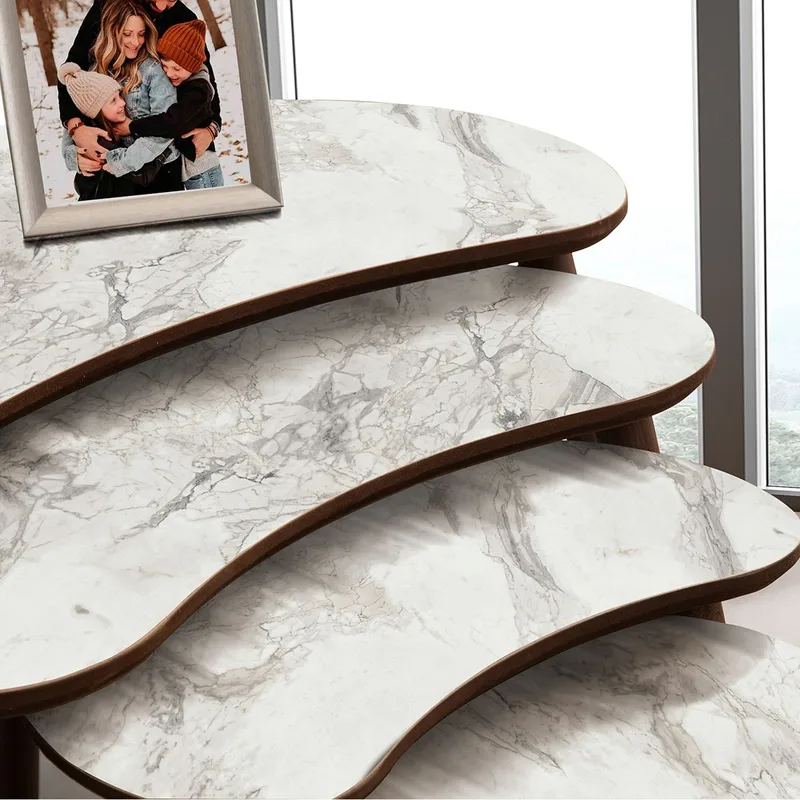 Indumati settbord 75 cm - Hvit - Møbler - Bord - Avlastningsbord & sidobord - Settbord