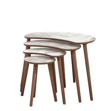 Indumati settbord 75 cm - Hvit - Møbler - Bord - Avlastningsbord & sidobord - Settbord