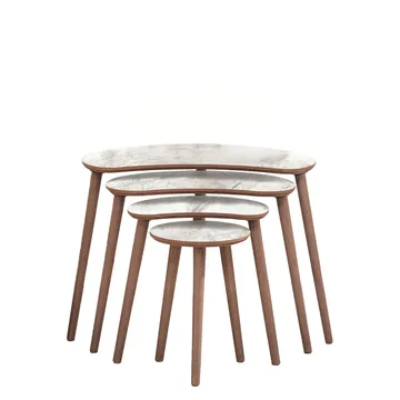 Indumati settbord 75 cm - Hvit - Møbler - Bord - Avlastningsbord & sidobord - Settbord