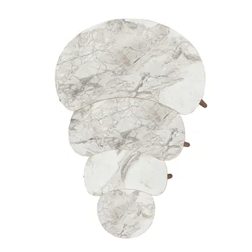 Indumati settbord 75 cm - Hvit - Møbler - Bord - Avlastningsbord & sidobord - Settbord