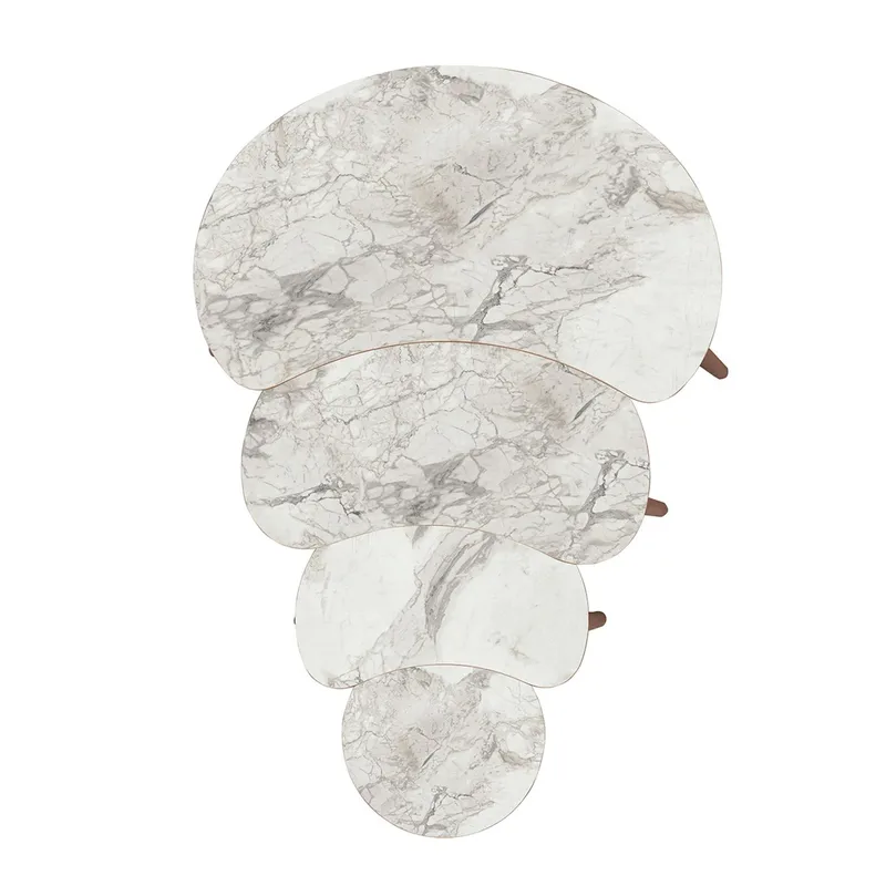 Indumati settbord 75 cm - Hvit - Møbler - Bord - Avlastningsbord & sidobord - Settbord