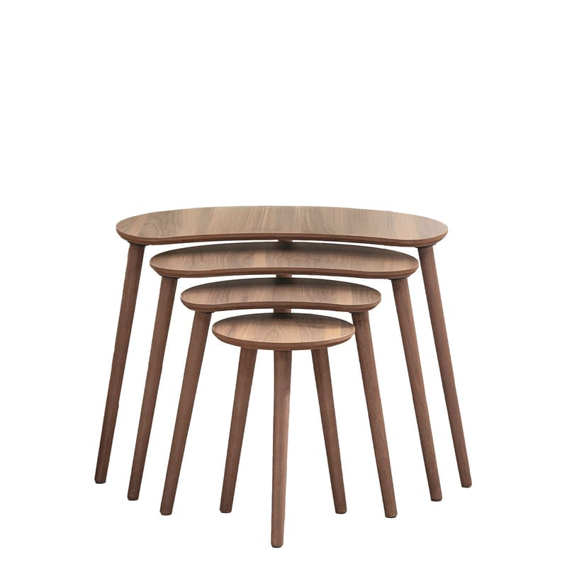 Indumati settbord 75 cm - Valnøtt - Møbler - Bord - Avlastningsbord & sidobord - Settbord