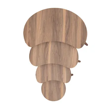 Indumati settbord 75 cm - Valnøtt - Møbler - Bord - Avlastningsbord & sidobord - Settbord