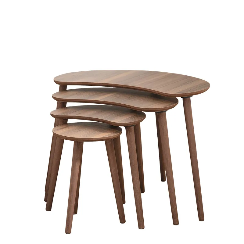 Indumati settbord 75 cm, Valnøtt