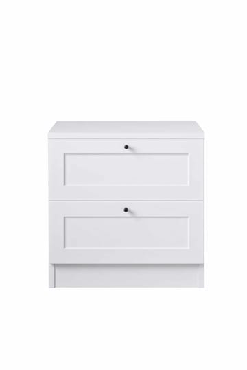 Interlaken nattbord 50 cm - Hvit - Møbler - Bord - Avlastningsbord & sidobord - Sengebord & nattbord