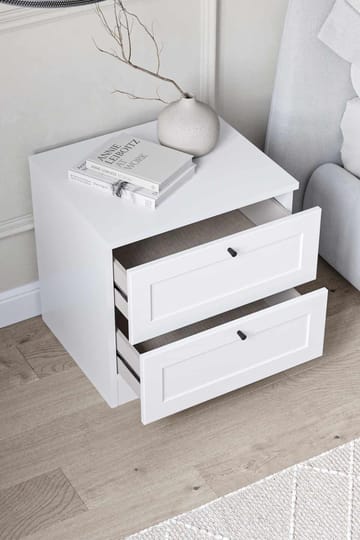 Interlaken nattbord 50 cm - Hvit - Møbler - Bord - Avlastningsbord & sidobord - Sengebord & nattbord