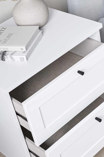 Interlaken nattbord 50 cm - Hvit - Møbler - Bord - Avlastningsbord & sidobord - Sengebord & nattbord