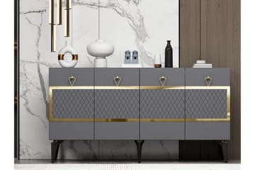 Ipek Konsollbord 150 cm - Antrasitt/Gull - Møbler - Bord - Avlastningsbord & sidobord - Konsollbord & gangbord