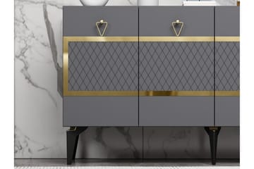 Ipek Konsollbord 150 cm - Antrasitt/Gull - Møbler - Bord - Avlastningsbord & sidobord - Konsollbord & gangbord