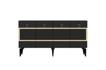 Ipek Konsollbord 150 cm - Antrasitt/Gull - Møbler - Bord - Avlastningsbord & sidobord - Konsollbord & gangbord