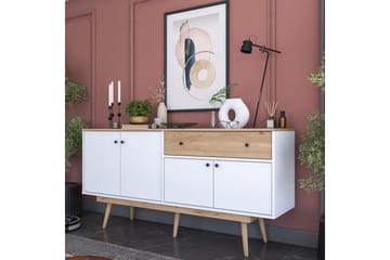 Islen Konsollbord 180 cm - Mørkebrun/Hvit - Møbler - Bord - Avlastningsbord & sidobord - Konsollbord & gangbord