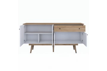 Islen Konsollbord 180 cm - Mørkebrun/Hvit - Møbler - Bord - Avlastningsbord & sidobord - Konsollbord & gangbord