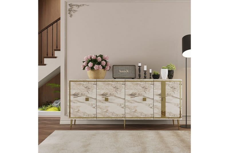 Ivara Konsollbord 150 cm - Beige - Møbler - Bord - Avlastningsbord & sidobord - Konsollbord & gangbord