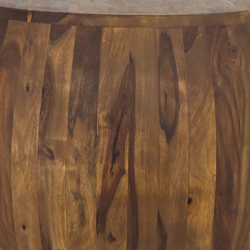 Ivoora Sidebord 50 cm Landlig stil - varm mørkebrun - Møbler - Bord - Avlastningsbord & sidobord - Brettbord og småbord