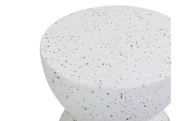 Jacksonville Sidebord 40 cm - Hvit/Blå - Møbler - Bord - Avlastningsbord & sidobord - Lampebord & sidebord