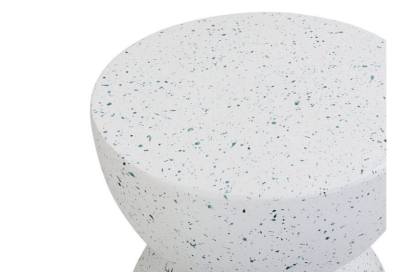 Jacksonville Sidebord 40 cm - Hvit/Blå - Møbler - Bord - Avlastningsbord & sidobord - Lampebord & sidebord