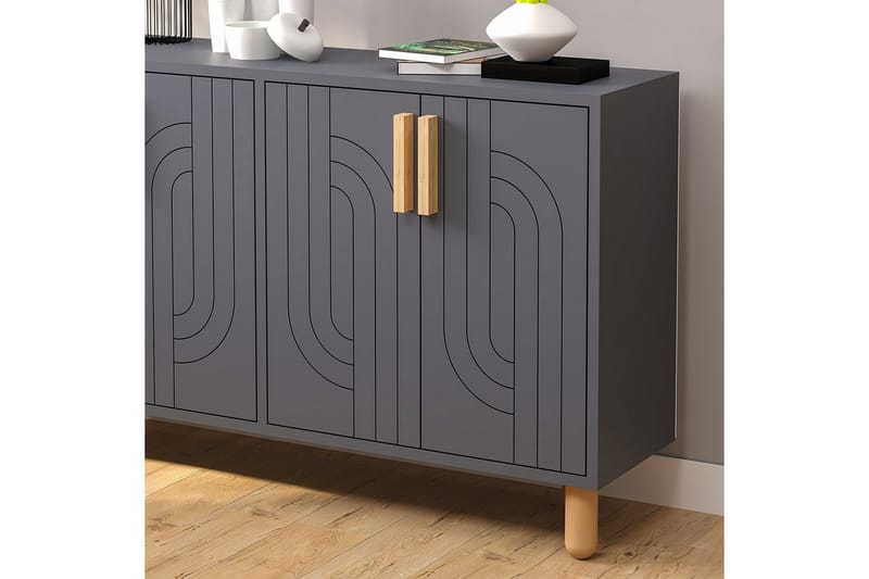 Januka Konsollbord 120 cm - Antrasitt - Møbler - Bord - Avlastningsbord & sidobord - Konsollbord & gangbord