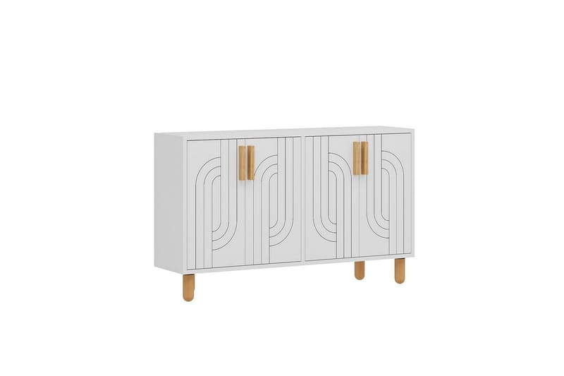Januka Konsollbord 120 cm - Hvit - Møbler - Bord - Avlastningsbord & sidobord - Konsollbord & gangbord