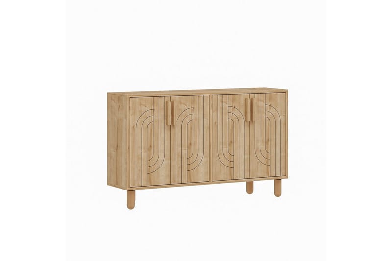 Januka Konsollbord 120 cm - Mellomfarget tre - Møbler - Bord - Avlastningsbord & sidobord - Konsollbord & gangbord