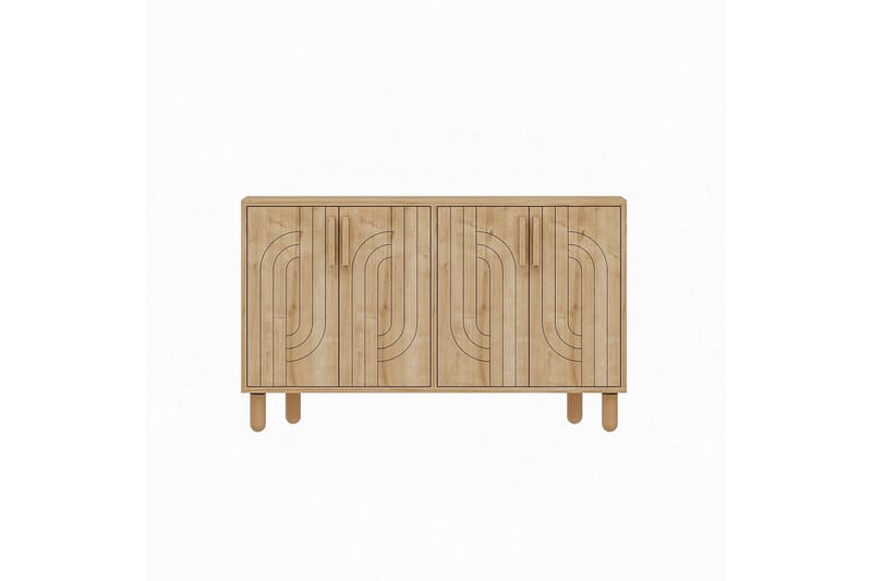 Januka Konsollbord 120 cm - Mellomfarget tre - Møbler - Bord - Avlastningsbord & sidobord - Konsollbord & gangbord