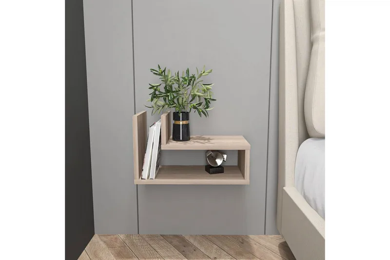 Jarlech Nattbord 45 cm - Rød - Møbler - Bord - Avlastningsbord & sidobord - Sengebord & nattbord