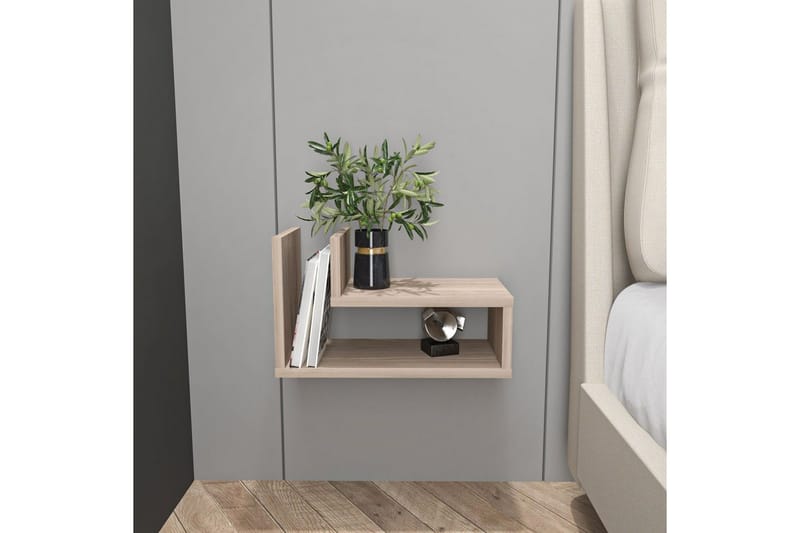 Jarlech Nattbord 45 cm - Rød - Møbler - Bord - Avlastningsbord & sidobord - Sengebord & nattbord