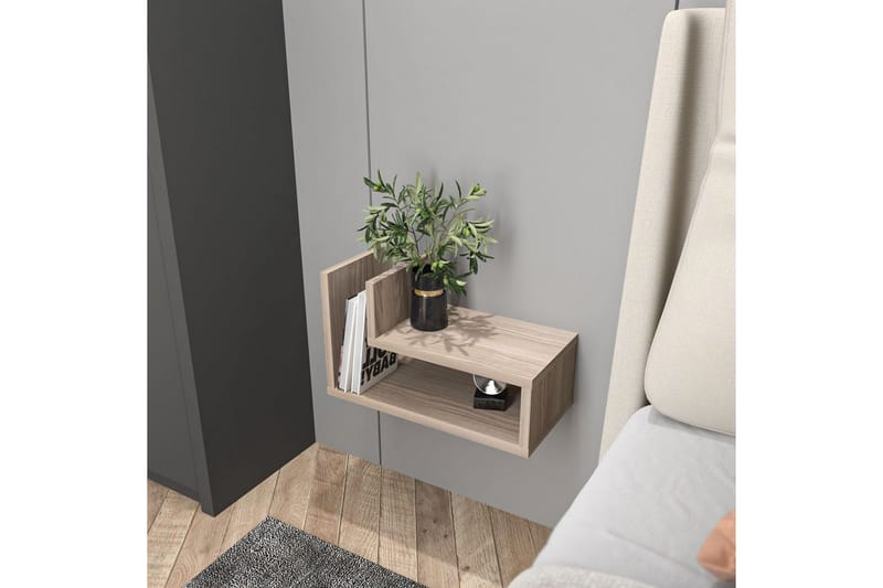 Jarlech Nattbord 45 cm - Rød - Møbler - Bord - Avlastningsbord & sidobord - Sengebord & nattbord