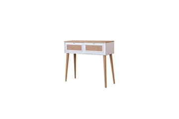 Jatinder Sidebord 95 cm - Hvitfarget tre/Mellomfarget tre - Møbler - Bord - Avlastningsbord & sidobord - Lampebord & sidebord
