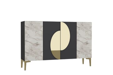 Jorel Konsollbord 120 cm - Antrasitt/Gull - Møbler - Bord - Avlastningsbord & sidobord - Konsollbord & gangbord