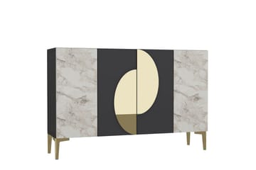 Jorel Konsollbord 120 cm - Antrasitt/Gull - Møbler - Bord - Avlastningsbord & sidobord - Konsollbord & gangbord