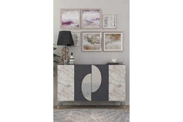 Jorel Konsollbord 120 cm - Antrasitt/Sølv - Møbler - Bord - Avlastningsbord & sidobord - Konsollbord & gangbord