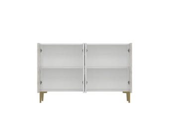 Jorel Konsollbord 120 cm - Hvit/Gull - Møbler - Bord - Avlastningsbord & sidobord - Konsollbord & gangbord