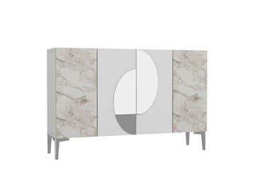 Jorel Konsollbord 120 cm - Hvit/Sølv - Møbler - Bord - Avlastningsbord & sidobord - Konsollbord & gangbord