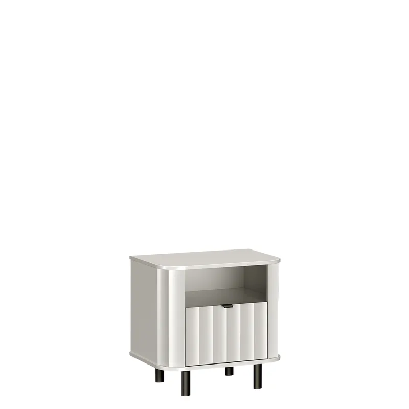 Joriel Nattbord 59 cm, Hvit|svart