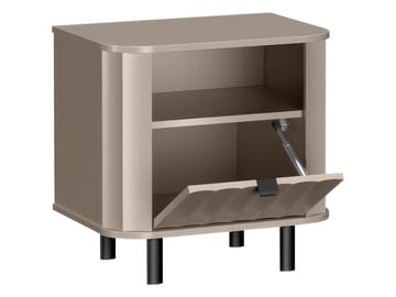 Joriel Nattbord 59 cm - Hvit|svart - Møbler - Bord - Avlastningsbord & sidobord - Sengebord & nattbord