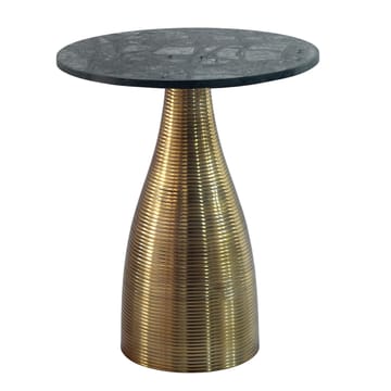 Junara sidebord 40 cm - Mørkegrønn og gull - Møbler - Bord - Avlastningsbord & sidobord - Brettbord og småbord