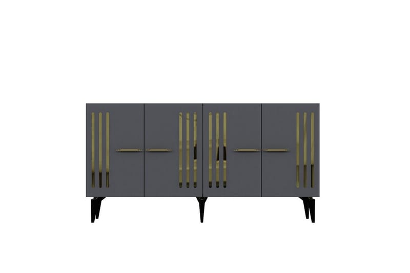 Junes Konsollbord 150 cm - Gull/Antrasitt - Møbler - Bord - Avlastningsbord & sidobord - Konsollbord & gangbord