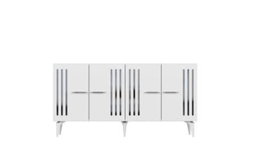 Junes Konsollbord 150 cm - Hvit/Sølv - Møbler - Bord - Avlastningsbord & sidobord - Konsollbord & gangbord