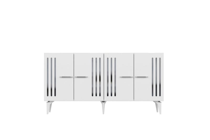 Junes Konsollbord 150 cm - Hvit/Sølv - Møbler - Bord - Avlastningsbord & sidobord - Konsollbord & gangbord