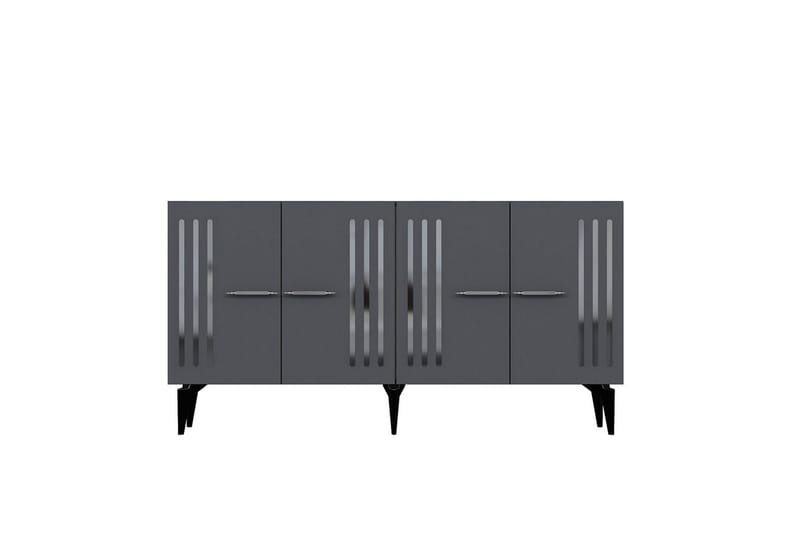 Junes Konsollbord 150 cm - Sølv/Antrasitt - Møbler - Bord - Avlastningsbord & sidobord - Konsollbord & gangbord