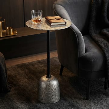 Junira sidebord 29 cm - Nikkelsølv og svart - Møbler - Bord - Avlastningsbord & sidobord - Pidestall & blomsterpidestall