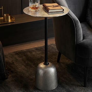 Junira sidebord 29 cm - Nikkelsølv og svart - Møbler - Bord - Avlastningsbord & sidobord - Pidestall & blomsterpidestall