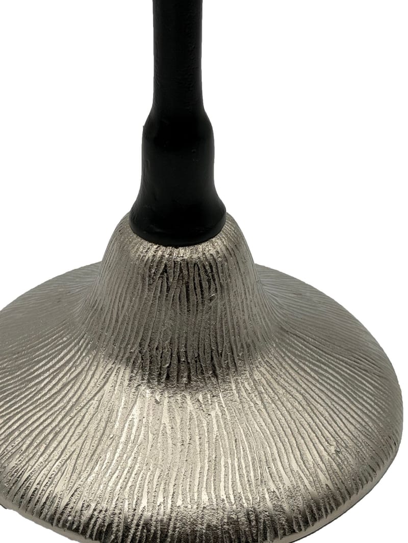 Junova sidebord 29 cm industriell stil - Sølvfarget og svart - Møbler - Bord - Avlastningsbord & sidobord - Brettbord og småbord