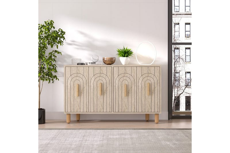 Kambuku Konsollbord 120 cm - Beige - Møbler - Bord - Avlastningsbord & sidobord - Konsollbord & gangbord