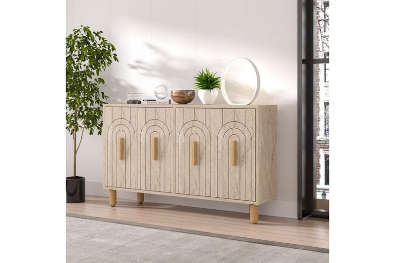 Kambuku Konsollbord 120 cm - Beige - Møbler - Bord - Avlastningsbord & sidobord - Konsollbord & gangbord