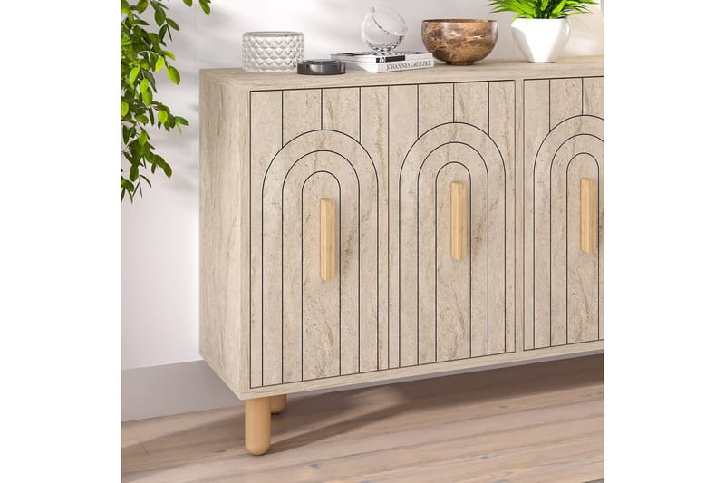Kambuku Konsollbord 120 cm - Beige - Møbler - Bord - Avlastningsbord & sidobord - Konsollbord & gangbord