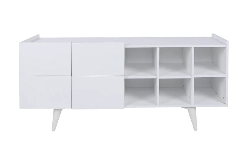Kashiwa Avlastningsbord 150 cm, Hvit