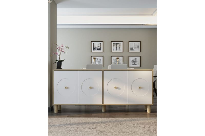 Katsuyoshi Konsollbord 180 cm - Natur/Hvit - Møbler - Bord - Avlastningsbord & sidobord - Konsollbord & gangbord